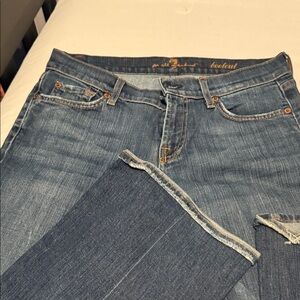 7 For All Mankind Dark Wash Bootcut Jeans